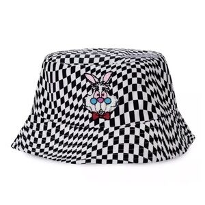 Disney’s Alice in Wonderland  Bucket Hat with Rabbit Checkered Pattern